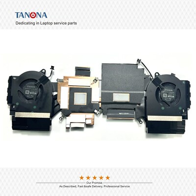 New 060XK7 60XK7 For Dell G15 5520 2022 CPU Cooling Fan Heatsink