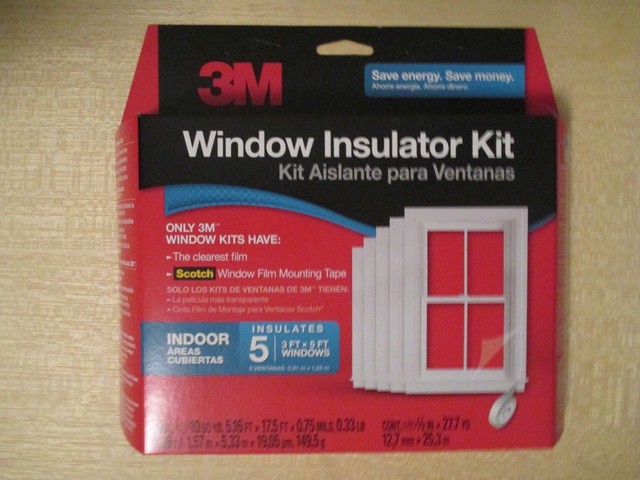 3M Indoor Window Insulation Kit, 5 Windows // Pack