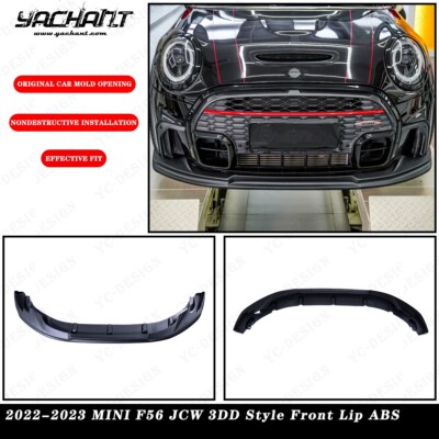 STOCK ABS Kit For 2022-2023 MINI F56 JCW 3DD Style Front Bumper Diffuser Lip