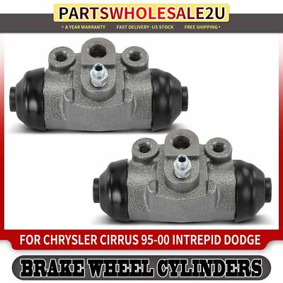 2x Rear Brake Wheel Cylinders for Chrysler Cirrus 1995-2000 Concorde Dodge Eagle