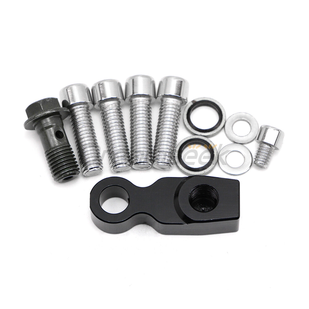 2 Supporti Alzacristallo Manubrio Per Moto CB650R CB1000R CRF1000L CRF1100L - In Lega Alluminio, Argento - Foto 8