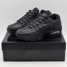 IM0696-001 Nike Air Max 95 Leather Big Bubble QS Triple Black (Men's)