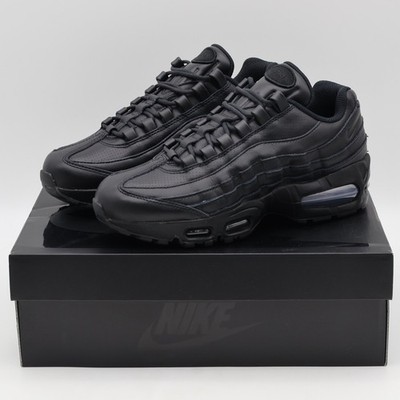 IM0696-001 Nike Air Max 95 Leather Big Bubble QS Triple Black (Herren)