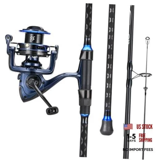 ebay fishing reels and rods Spining Rod Combos (2-Pack), 5-Foot 6-Inch 2-Piece Fishing Pole, Size 2000 Reels, Pre-Spooled with 10 lb and 15 lb Mono Line5FT/1.5M : Sports & Outdoors the Wrath II combo is up to the challenge. ProFISHiency SOGO 6 ft M