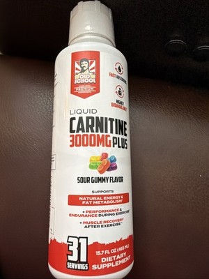 Liquid Acetyl L-Carnitine 3000mg Advanced 4-in-1 Formula L-Tartrate Exp 11/27