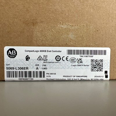 NEW SEALED 5069-L306ER SERIE A ; ALLEN BRADLEY