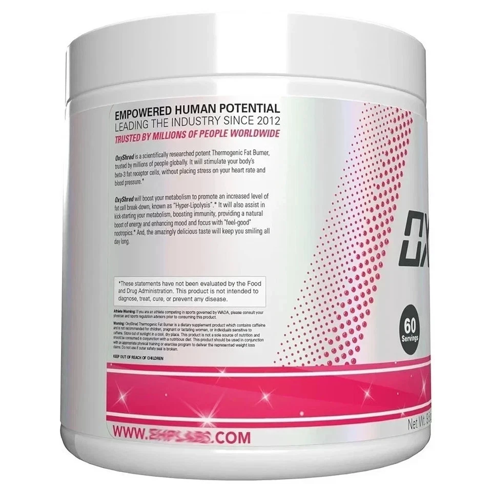 Oxyshred Thermogenic Fat Burner Pre-Workout Powder - Cosmic Blast, 60 Servings - Image 2 of 4