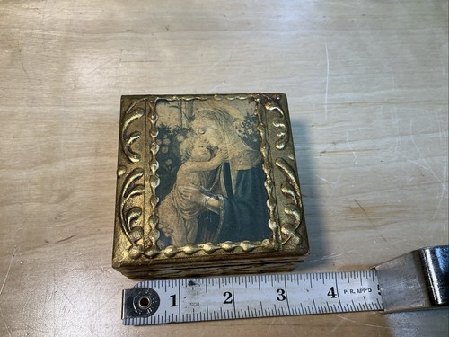 Vintage Mary Madonna Trinket Box