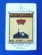WHITBREAD INN SIGNS   SPECIAL SERIES  1958    DUKE WITHOUT A HEAD