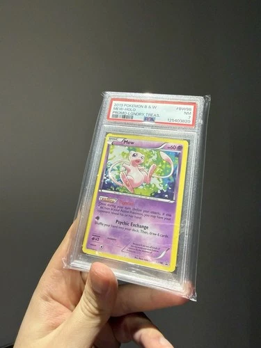 Mew BW98 Black Star Promo Pokémon Card Black and White PSA 7