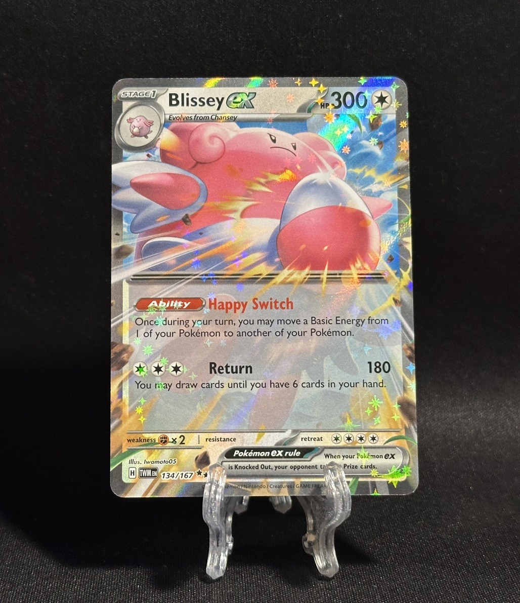 Blissey ex 134/167 - Twilight Masquerade - Pokemon TCG - Double Rare - NM