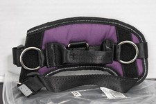 essential dog harness with 3 side rings purpl...