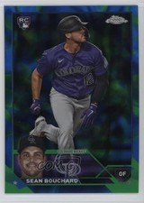 2023 Chrome Update Blue & Green Lava Lamp Refractor 48/125 Sean Bouchard 1mc9