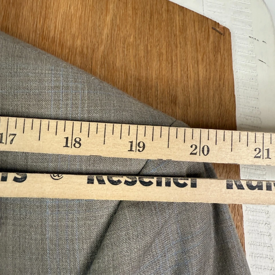 Traje Coppley Para Hombres 44L Marrón Claro 2 Botones Loro Piana Super 110s Pantalón de Lana 38x30 Foto 4 de 4