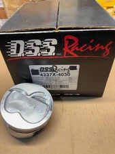 SBF 347 Forged Ford -18cc Dish Top Inline/TW DSS Racing GSX Pistons. 4.030" Bore
