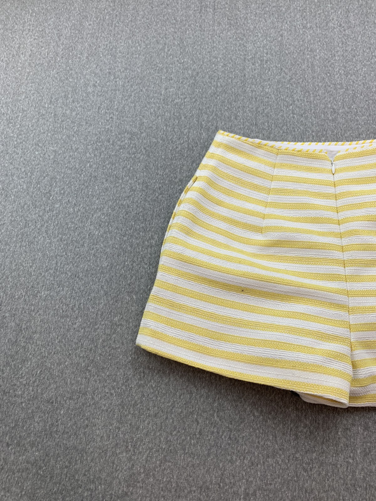 Christian Lacroix Shorts Womens 2 Striped Nautical Sailor Button Detail Summer
