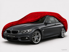 Ganzgarage Indoor Stretch Cover Carcover f�r BMW 4er F32 Coup� rot