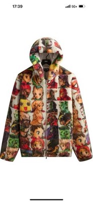 Kith x Marvel vs. Capcom Fighter Vintage Faux Fur Jaysen Hoodie Size XXL