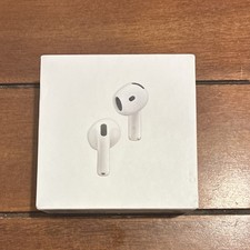 New Apple AirPods 4 ANC Active Noise Cancellation InEar White Earbuds MXP93CH/A