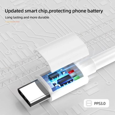 USB-C Schnellladekabel 120W 6A Typ-C   kompatibel mit Xiaomi 12 Pro / Note 13 Pr