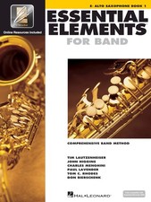 Essential Elements for Band - Eb Alto Saxophone Book 1 With EEi by Various