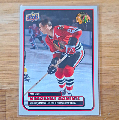 Upper Deck 2025-26 Blackhawks Centennial Stan Mikita Memorable Moments MM-8