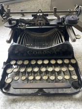 Antique 1917 Corona 3 Folding Portable Typewriter for Parts Repair Glossy Small thumbnail