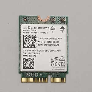 Dell Latitude 3400 Intel 9560NGW WLAN WiFi Bluetooth M.2 Karte Wireless Card