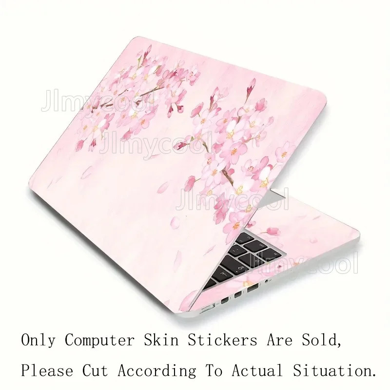 Funda protectora resistente a arañazos diseño flor de cerezo 2 piezas para HP Dell Lenovo