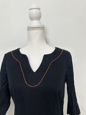Lilly Pulitzer Black  Red Embroidered Dress      