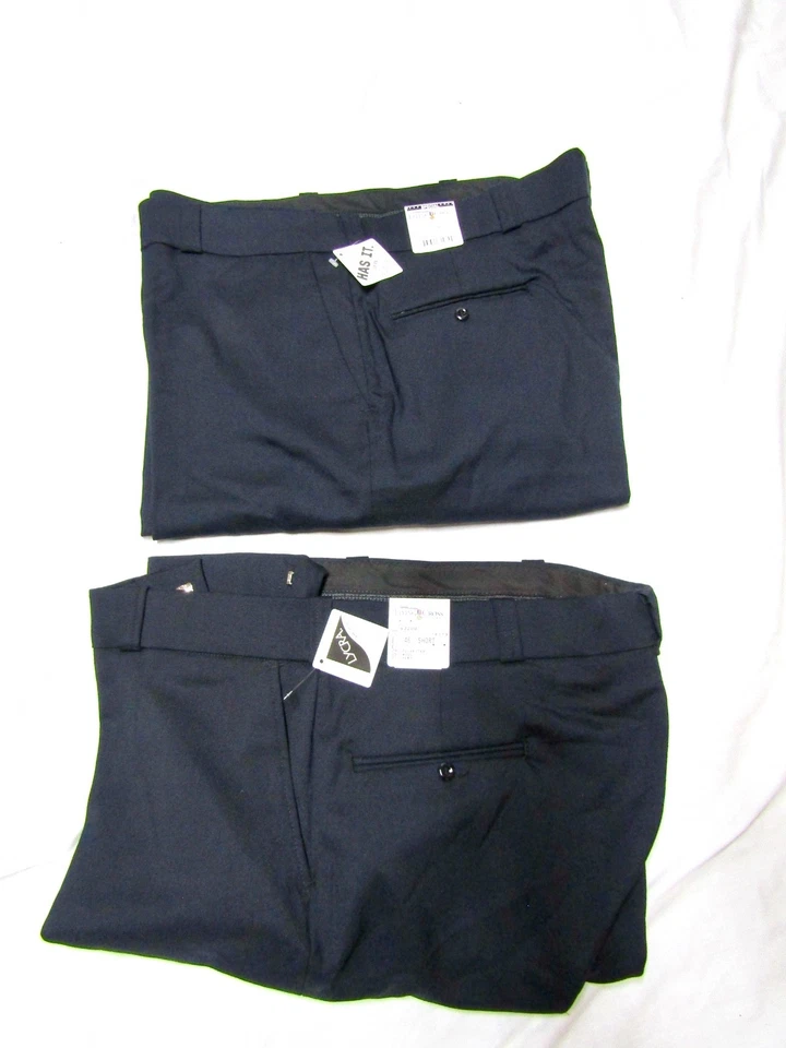(2X) Flying Cross Police Security Uniform Pants, Size 46, Dark Navy - NEW - Image 3 of 4