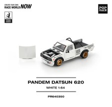Pop Race 1:64 Pandem Datsun 620 - White
