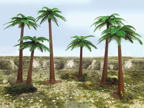 Bachmann ~ Escala HO ~ 4"- 6" Palmeras ~ 3 Piezas ~ 32015 | Zustand: New
