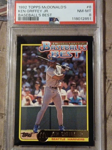 1992 Topps McDonald's Ken Griffey Jr. PSA 8