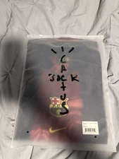 Authentic 2025 Travis Scott Cactus Jack x Barcelona Nike Soccer Jersey Size M