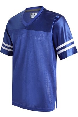 Royal Blue Men's Women's Football Jersey Classic Casual T-Shirts LARGE