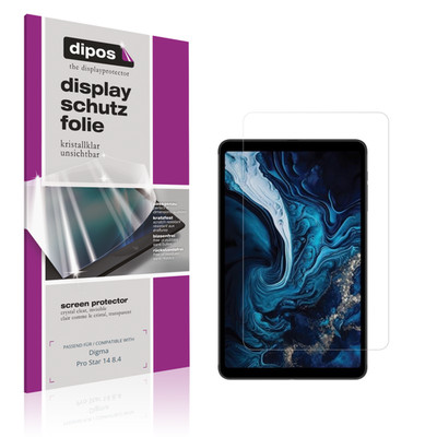 2x Schutzfolie klar für Digma Pro Star 14 8.4 Displayschutzfolie Folie Display