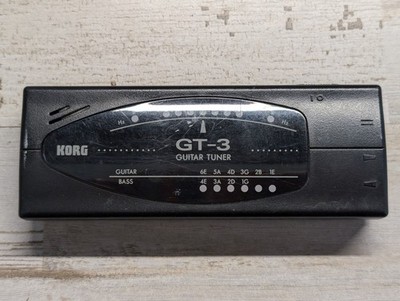 Korg GT-3 Guitar Bass Tuner Model GT3 Portable Electronic Instrument Tuner