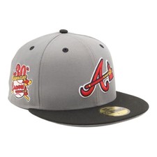 New Era 59Fifty Two-Tone Side Patch Cap Atlanta Braves 7 1/4 inch ONSPOTZ