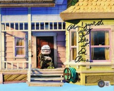 Ed Asner Disney Pixar Up Signed 8x10 Photo Autographed BAS 716