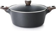 SENSARTE Nonstick Stock Pot with Lid, 2.6/4.5/6.6/8.5 QT Soup Pot Casserole Pot,