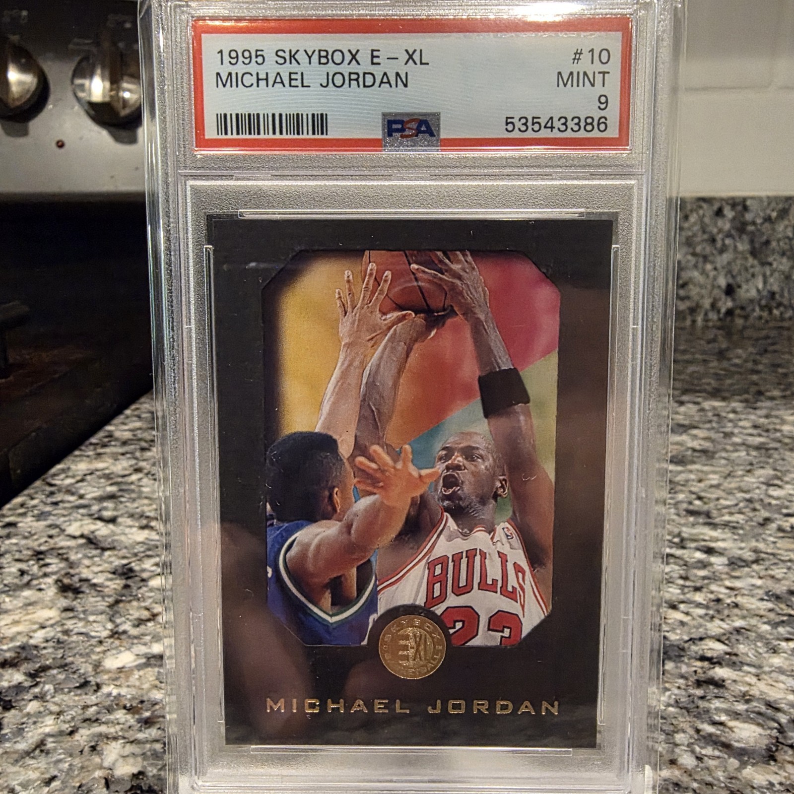 1995 Skybox E-XL #10 Michael Jordan PSA 9