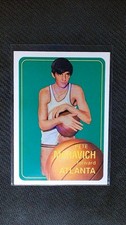 1996 Topps Pete Maravich #123 Atlanta Hawks 1971 Reprint RC