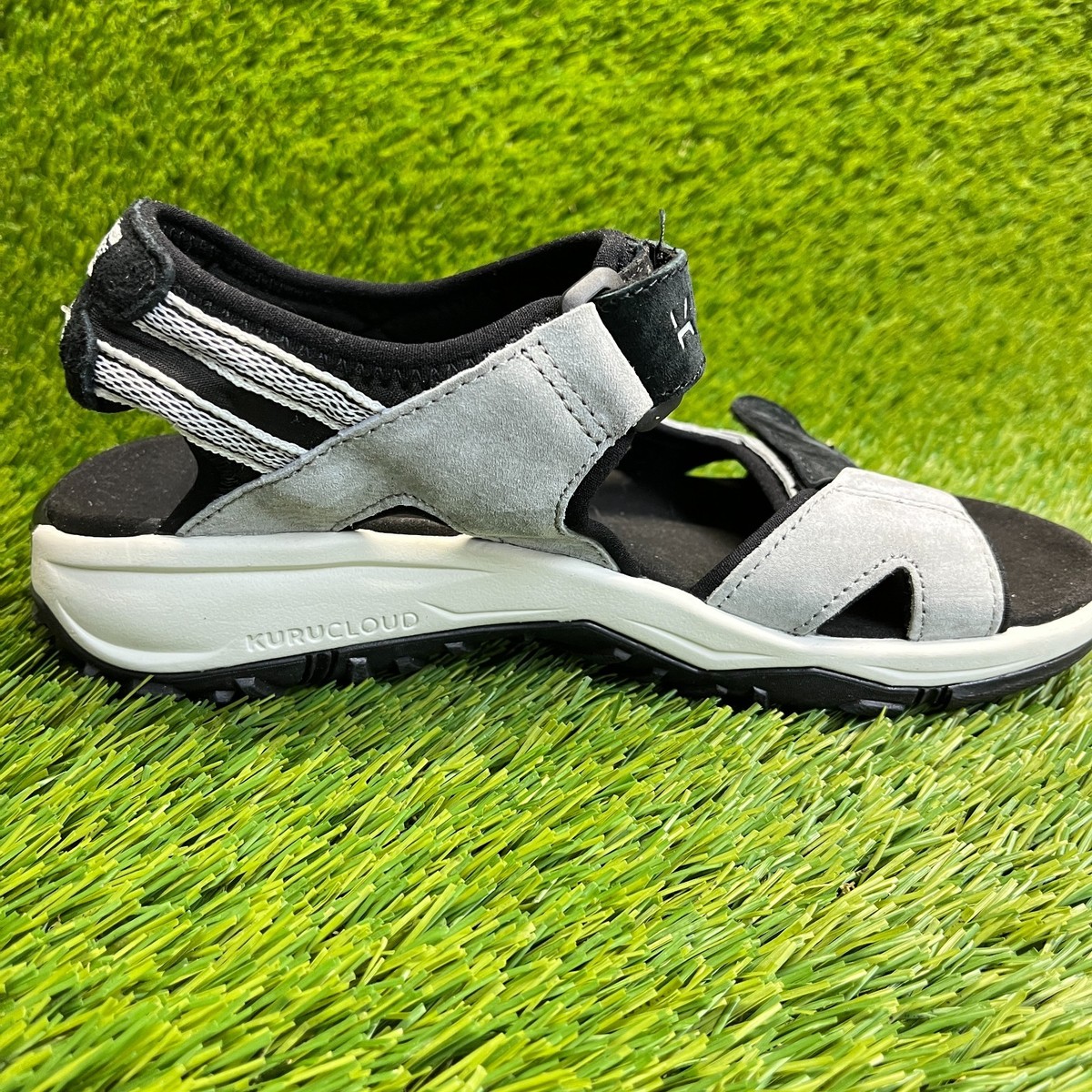 Kuru Tread Sandals Mens Size 8 Black Gray Beach Walking Outdoor Sport Hiking Amazon.com | KuaiLu Mens Leather Hiking Sandals With Arch  main image 4