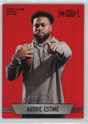 2024 Skybox Metal Universe Champions PMG Red Audric Estime Estimé Rookie RC 0wp8