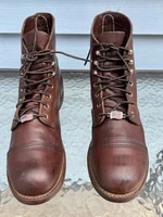 Red Wing 8111 Heritage Iron Ranger Copper Brown Leather Men Boot SZ# 10 D