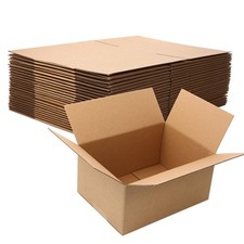 MYSLIMZE 25 Packs 7"x5"x4" Small Cardboard Shipping Boxes for 7x5x4, kraft