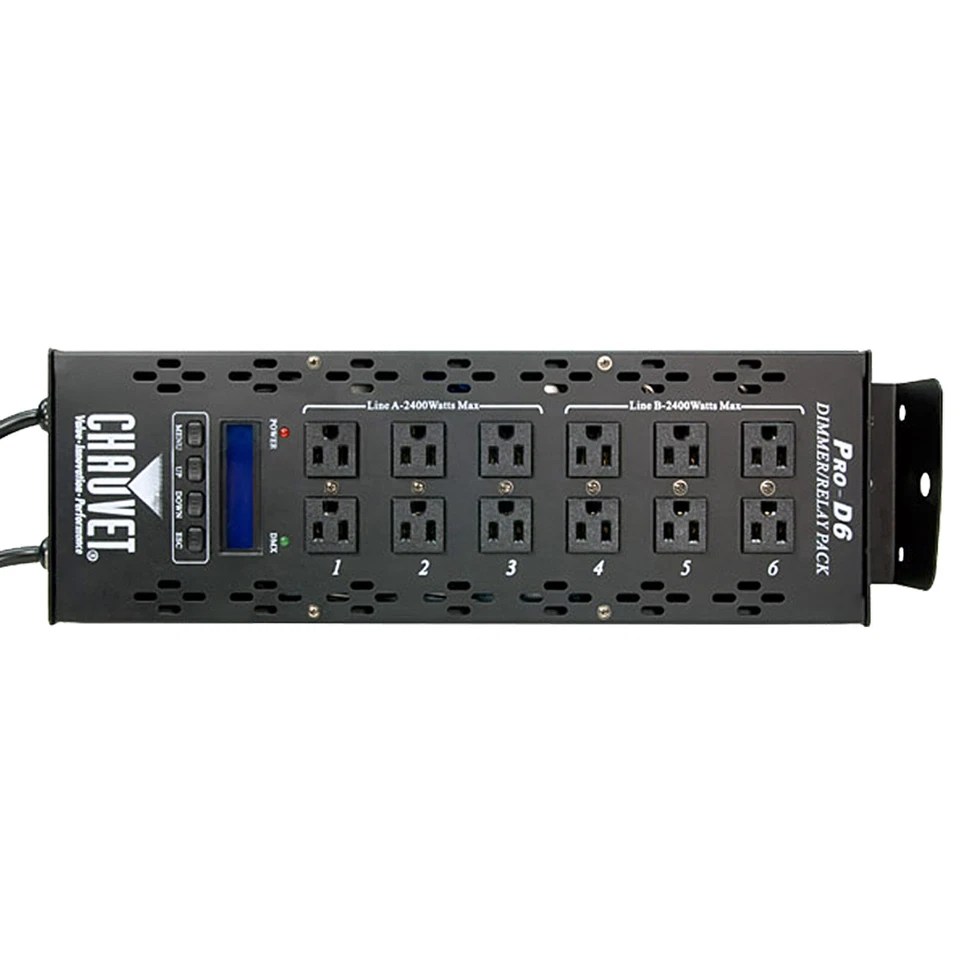 Chauvet DJ Pro-D6 6-Channel DMX-512 Dimmer/Switch Pack idjnow - Image 2 of 4