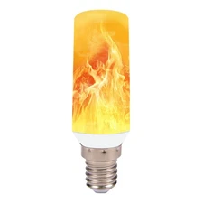 Fire Flame LED Light Bulbs Flicker Burning Effect E12 E14 E27 B22 Decor Lamp