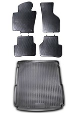Gummi Fußmatten Kofferraumwanne Set für VW Passat 3C B6 B7 Variant 2005-2014